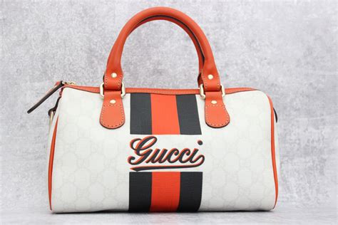 gucci joy boston bag orange|gucci boston bag price.